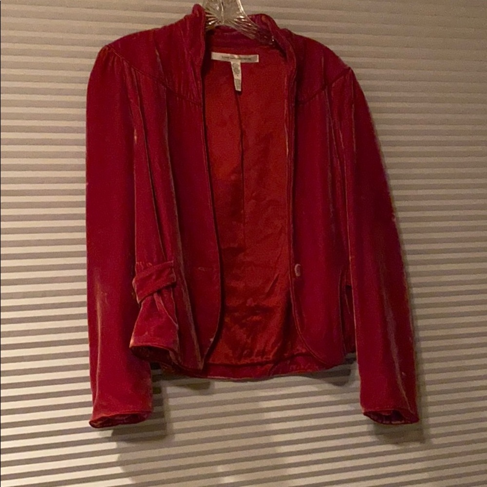Diane von Furstenberg red jacket